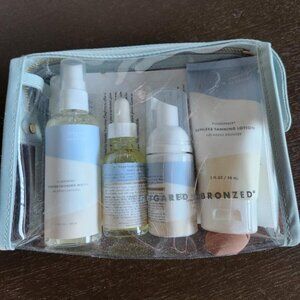 NEW Sugared + Bronzed Sunless Tanning Glow in Travel Bag